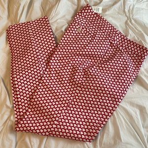 Talbots Patterned Straight Leg Pants